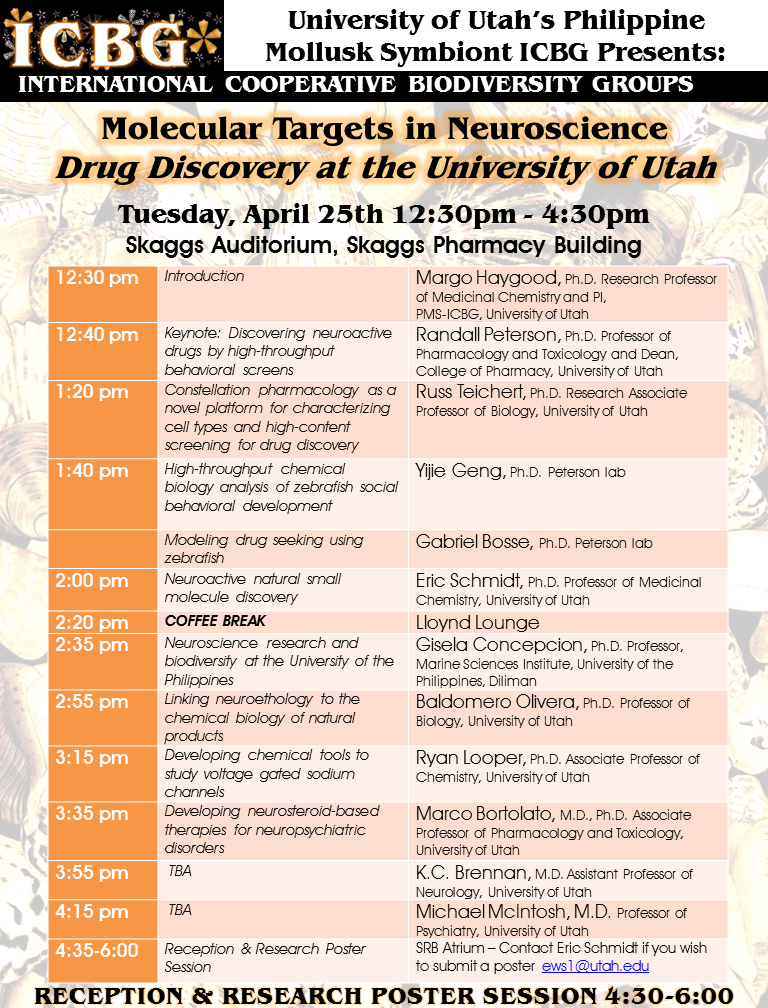 Symposium Announcement Schedule